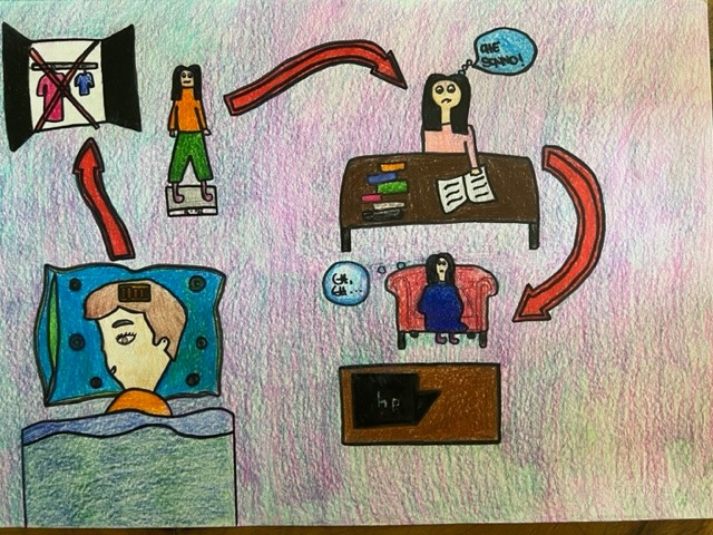 52. Sonno o… son desto? - Il sonno come funzione essenziale per la salute e la qualità della vita” - Disegni Classi 2^ C-D-F