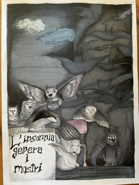 46. Sonno o… son desto? - Il sonno come funzione essenziale per la salute e la qualità della vita” - Disegni Classi 2^ C-D-F