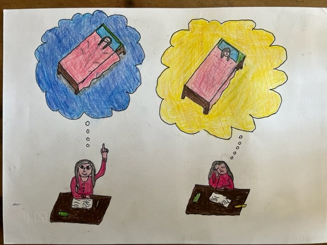28. Sonno o… son desto? - Il sonno come funzione essenziale per la salute e la qualità della vita” - Disegni Classi 2^ C-D-F