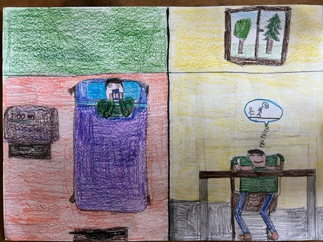 22. Sonno o… son desto? - Il sonno come funzione essenziale per la salute e la qualità della vita” - Disegni Classi 2^ C-D-F
