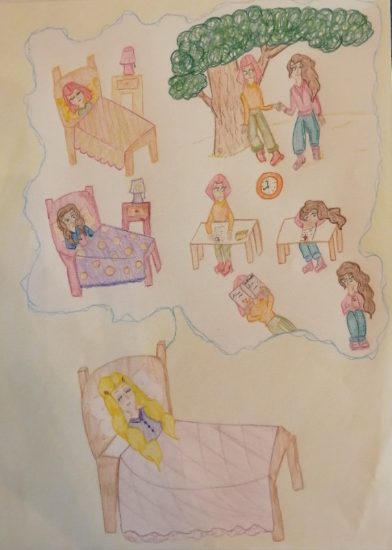 9. “Le due sorelle” di Marilù Tempesta - Classe 2^ G